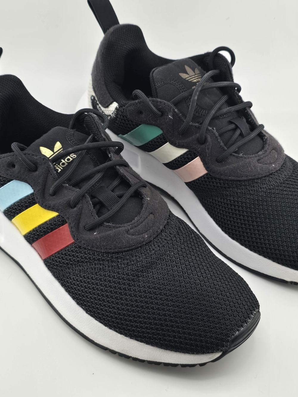 adidas Originals X_PLR S J Black/White Textile Junior Trainers Shoes